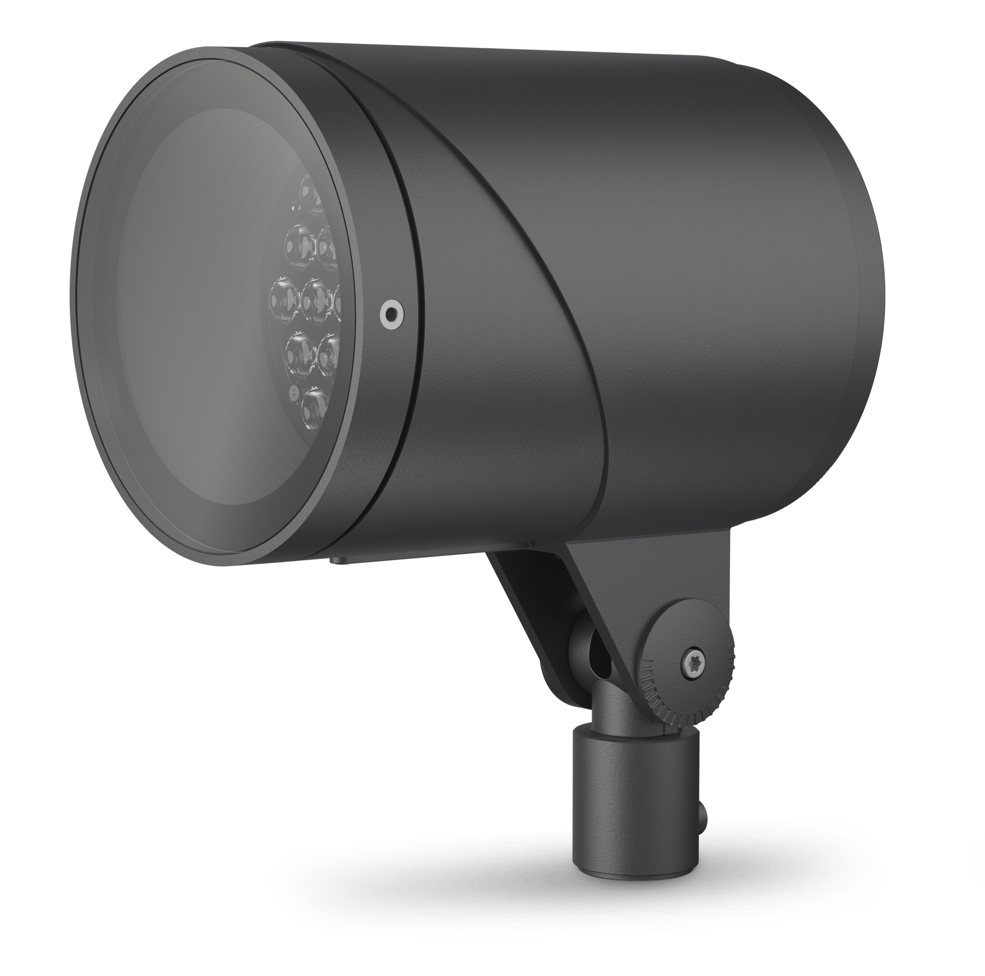 Tunable White. IP66. IK08. Marine-grade, die-cast aluminium alloy. 5CE superior corrosion protection including PCS hardware. Safety glass lens. Silicone CCG® Controlled Compression Gasket. Luminaire is factory-sealed and does not need to be opened during installation. Factory-installed LED circuit board, Tunable White Technology. DALI. Knuckle permits 328° rotation, forward tilt 47° and backward tilt 110°.  Integral EC electronic converter. Advanced thermal management protects LEDs while optimising lumens output. CAD-optimised optics for superior illumination and glare control. One cable entry.  Optical accessories are factory-installed. To be specified at time of ordering.