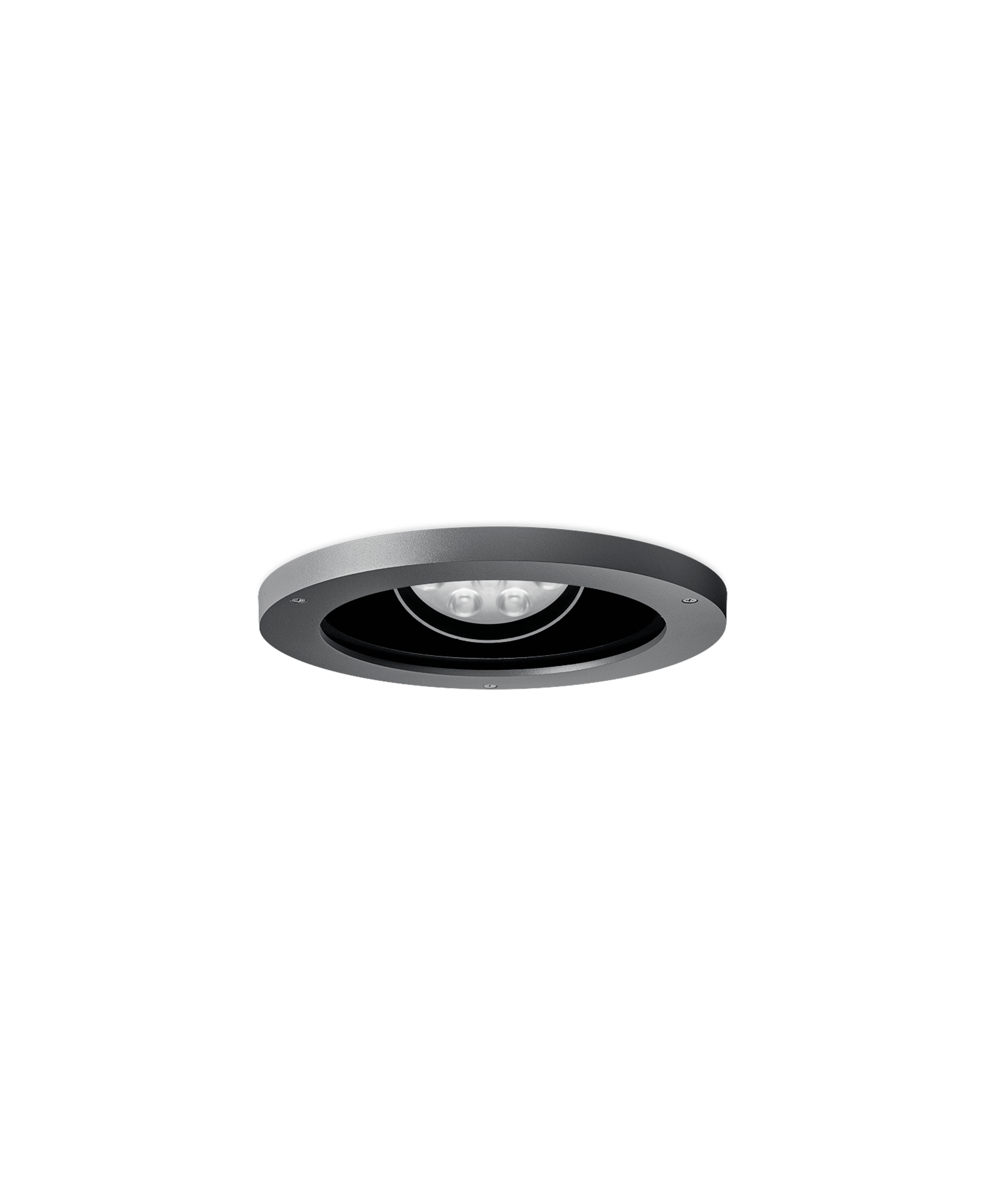 IP66. Class I. IK07. Marine-grade, die-cast aluminum alloy. 5CE superior corrosion protection including PCS hardware. Silicone CCG® Controlled Compression Gasket. Safety glass lens, hinged. Two cable entries. CAD-optimized optics for superior illumination and glare control. Integral driver in thermally separated compartment. OLC® One LED Concept. Factory-installed LED circuit board. Frame with safety catch. Gimbal mounted, 0-30° tiltable and 355° rotatable.
Suitable for installation in non-insulated ceiling. A pre-installation blockout, proud or flush, is available and recommended for mounting in concrete ceilings; to be ordered separately.
Specify product with 7 Digit product code – Finish Color. Accessories, such as mounting, optical, and electrical, must be specified separately.
Example: XXX-XXXX-9004 (Black)
+ XXX-XXXX (Accessory 1)