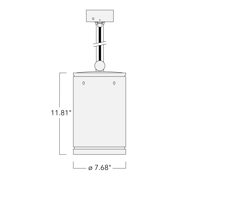 DAS140-PM TW LED PENDANT MOUNT TUNABLE WHITE Schematics