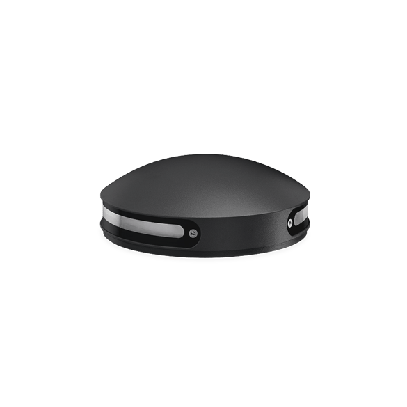 IP67, Class I. IK09. Stainless steel inground section. Die-cast dome made from marine-grade aluminium alloy. 5CE superior corrosion protection including PCS hardware. Silicone rubber gasket. Factory-sealed termination chamber complete with cable gland and 1.5 m of flexible PVC free cable. IP68 in-line connector facilitates easy removal for off-site lamp replacement. Integral EC electronic converter in thermally separated compartment. 'No tool' removable gear/lens tray. CAD-optimised optics for superior illumination and glare control. Factory installed LED circuit board. Luminaire requires installation blockout which is included in supply. Blockout is designed for installation in concrete. Optional 2200 K version available. To be specified at time of ordering.

Luminaire can be driven over at low speeds only. It is not designed for normal traffic conditions. Luminaire can be damaged under such conditions as breaking, accelerating or turning.