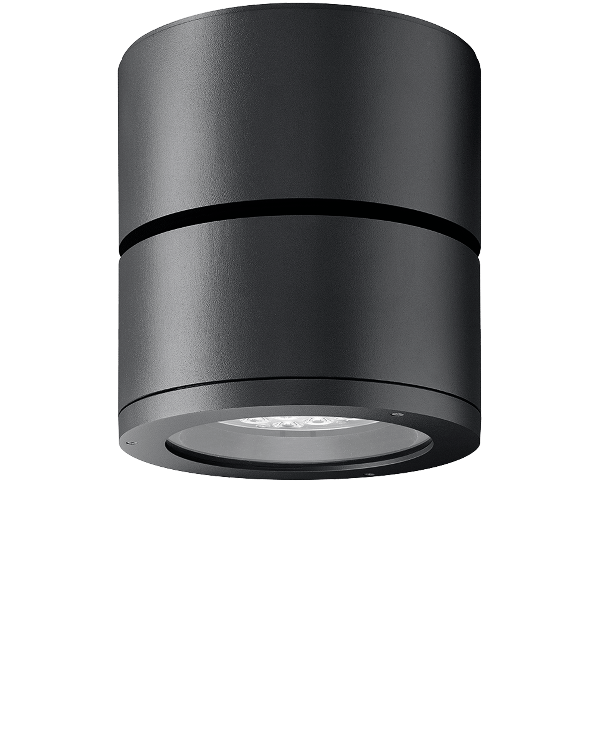 IP65. Class I. IK07. Marine-grade, die-cast aluminum alloy. 5CE superior corrosion protection including PCS hardware. Silicone CCG® Controlled Compression Gasket. Safety glass lens, hinged. CAD-optimized optics for superior illumination and glare control. Integral driver in thermally separated compartment. OLC® One LED Concept. Factory-installed LED circuit board. 0-10V Dimming comes standard with luminaire. Frame with safety catch. Gimbal mounted, 0-30° tiltable and 355° rotatable.
Suitable for installation over recessed junction box. A maximum of one internal optical accessory.
Specify product with 7 Digit product code – Finish Color. Accessories, such as mounting, optical, and electrical, must be specified separately.
Example: XXX-XXXX-9004 (Black)
+ XXX-XXXX (Accessory 1)