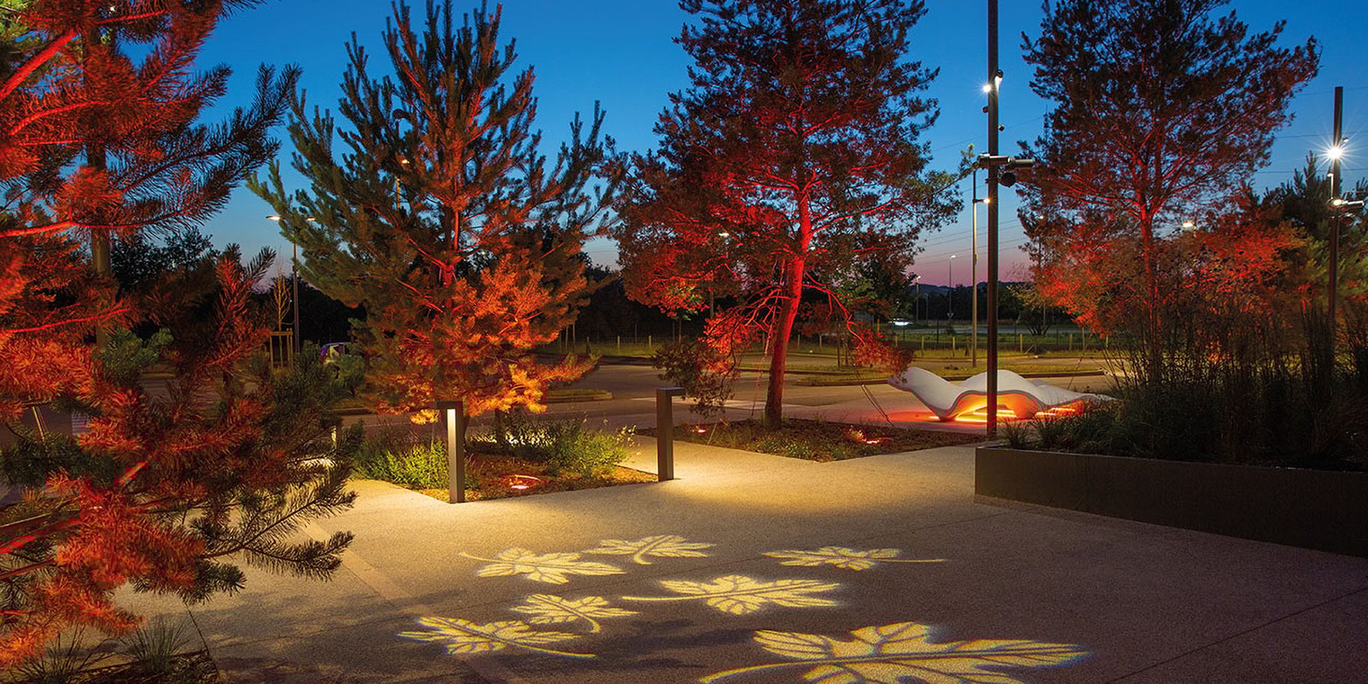 Anwendung Licht für Landschaft und Garten