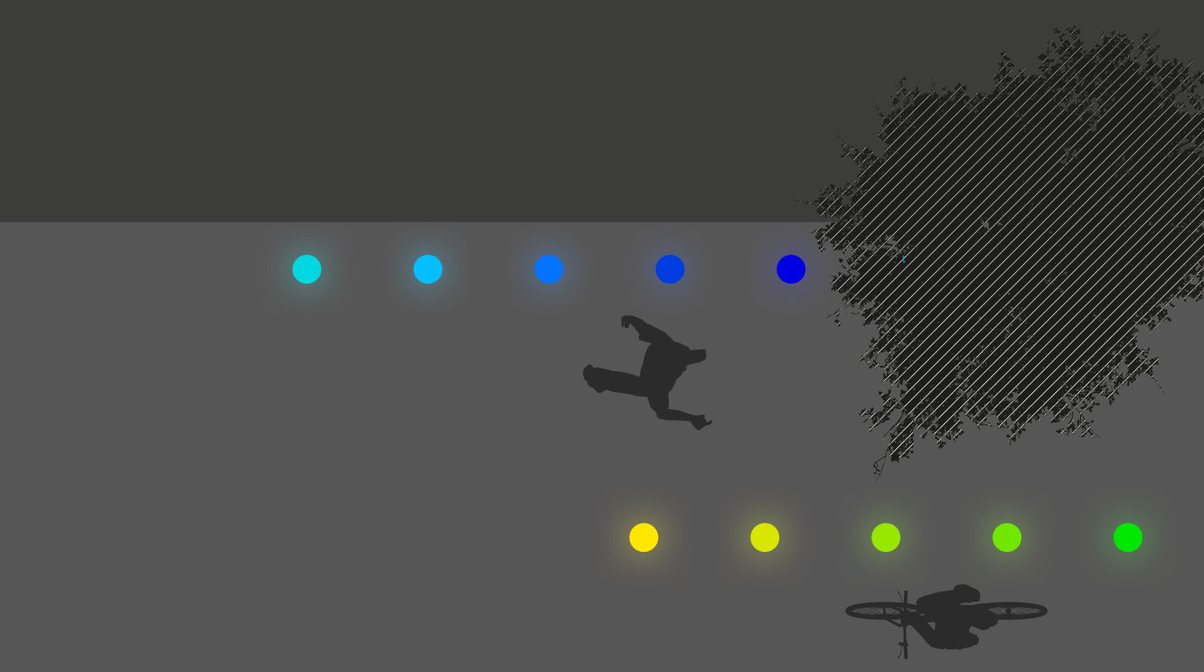 LED-Matrix Bodenleuchten mit dynamischen Farbverläufen für Ambiente und Design