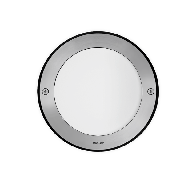 IP67, Class I. IK10+. Stainless steel construction including PCS hardware. Silicone rubber gasket. Safety glass lens; max. load 5 tonnes. Luminaire can be driven over at low speed. Factory-sealed termination chamber complete with cable gland and 0,5 m of flexible PVC free cable. Cable gland with spiral cable bending protection.
Integral EC electronic converter.
Luminaire requires installation blockout and sealable junction box, which are included in supply.
2700 K option available on request.
IMPORTANT!
Inground blockouts must be installed with effective drainage, watch here: https://vimeo.com/672613058