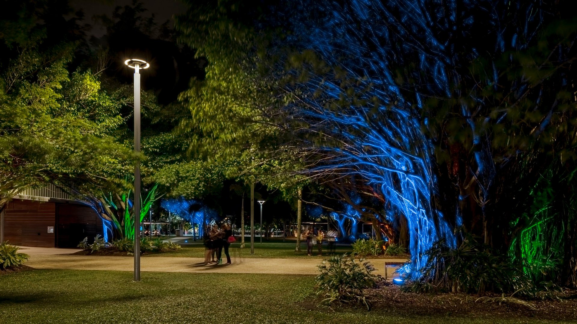 Lighting public open spaces