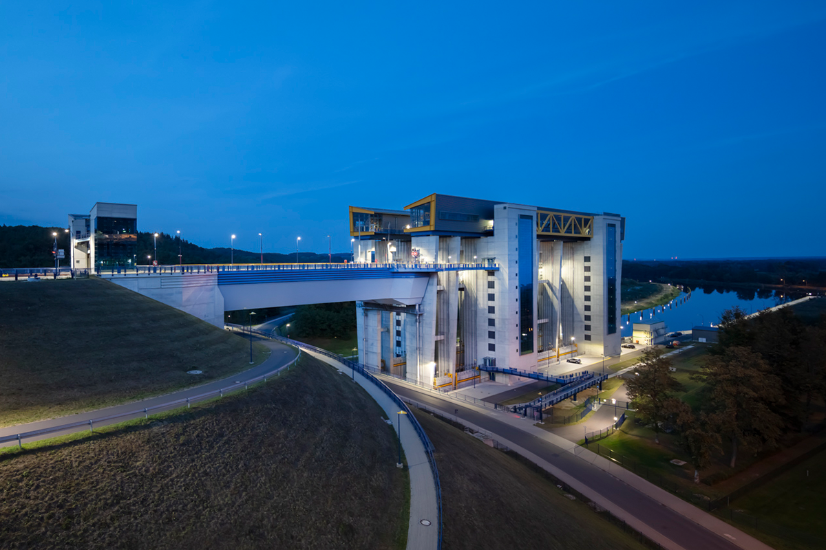 The new ship lift in Niederfinow